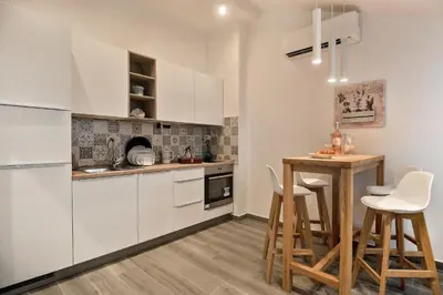 Kuhinja ili čajna kuhinja u objektu Villa Kozina