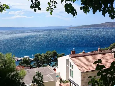 Tlocrt objekta Cozy apartment with a balcony and a sea view