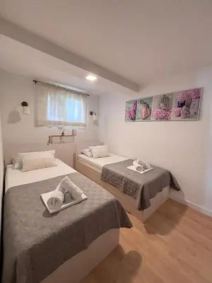 Krevet ili kreveti u jedinici u objektu APARTMAN BRANKA ***