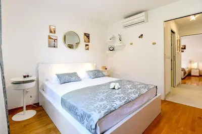 Krevet ili kreveti u jedinici u objektu Green 'n Grey Omiš