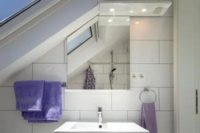 Kupaonica u objektu Bobotovi Central Sea View Duplex