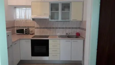 Kuhinja ili čajna kuhinja u objektu Apartment Bol 13413f