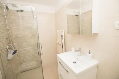 Kupaonica u objektu Apartman Roza