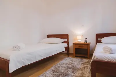 Krevet ili kreveti u jedinici u objektu City Center LUX Apartment 