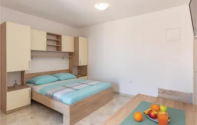 Krevet ili kreveti u jedinici u objektu Studio Apartment In Krvavica