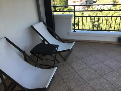 Balkon ili terasa u objektu Lavender Hill Hvar Villa - pool, jacuzzi,sauna,BBQ