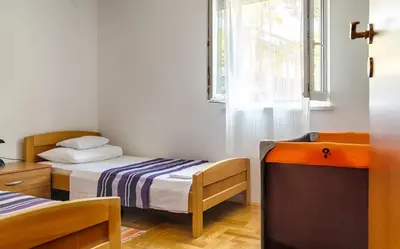 Krevet ili kreveti u jedinici u objektu Apartment Sveta Nedilja 14086a