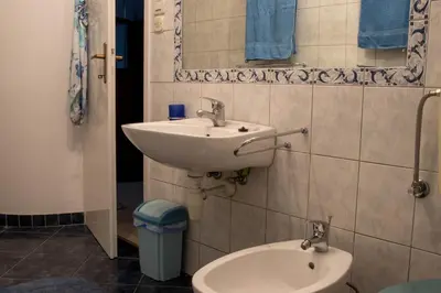 Kupaonica u objektu Villa Cindro Apartments
