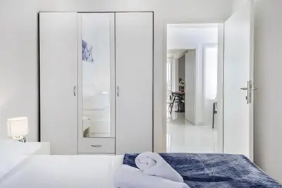 Krevet ili kreveti u jedinici u objektu Rooms&Apartments Zelux