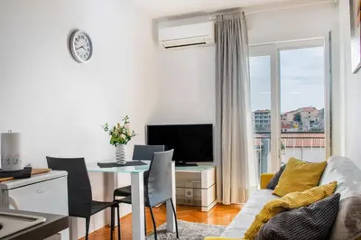 TV i/ili zabavni centar u objektu Rooms&Apartments Zelux