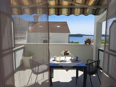 Balkon ili terasa u objektu Apartmani Marinka Viskovic