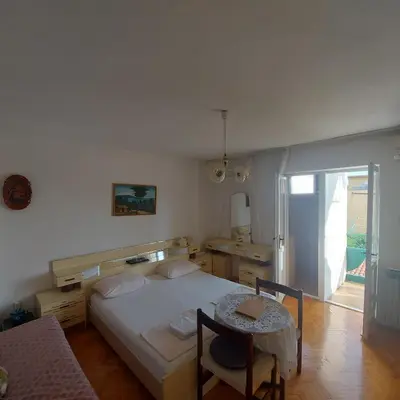 Krevet ili kreveti u jedinici u objektu The best location in Makarska,free P, option bikes