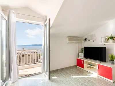 TV i/ili zabavni centar u objektu Apartment Niko 1 by Interhome