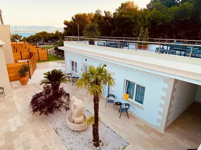 Balkon ili terasa u objektu Zlatni Rat Beach Resort