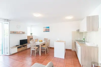 Kuhinja ili čajna kuhinja u objektu Apartment Budimir