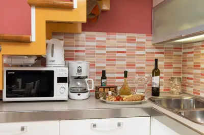 Kuhinja ili čajna kuhinja u objektu Apartman Monika