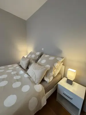 Krevet ili kreveti u jedinici u objektu Apartment Tri sunca