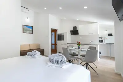 Krevet ili kreveti u jedinici u objektu Apartment Kristina Dujmovic