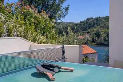 Pogled na planine ili pogled na planine iz vila