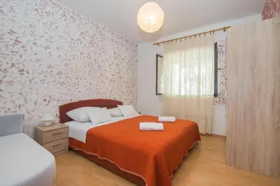 Krevet ili kreveti u jedinici u objektu Villa Jelsa (3621)