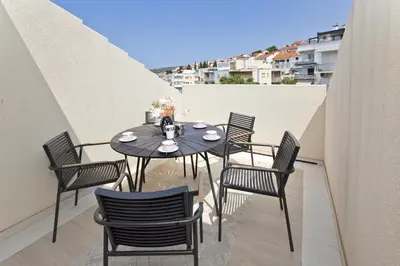 Balkon ili terasa u objektu Apartments and Rooms Zvjezdana