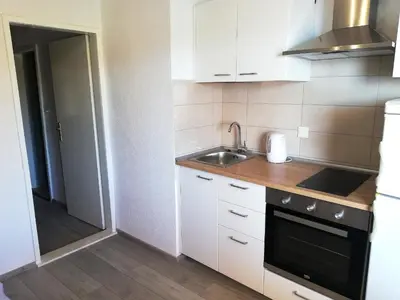 Kuhinja ili čajna kuhinja u objektu Apartments Amfora