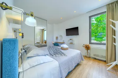Krevet ili kreveti u jedinici u objektu Villa Bellevue Bast