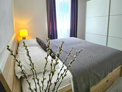 Krevet ili kreveti u jedinici u objektu Apartment Wish
