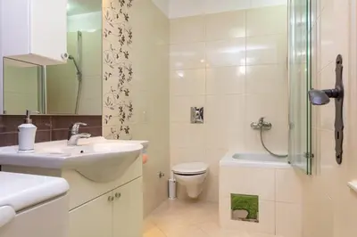 Kupaonica u objektu Villa Mama - Traditional Apartments in Omis, free parking