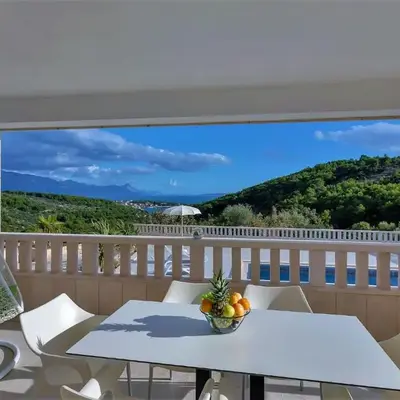 Villa Lokanjac with pool and panoramic sea view