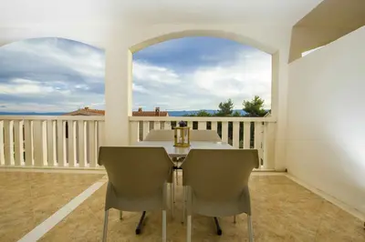 Balkon ili terasa u objektu Apartmani Sani Bol