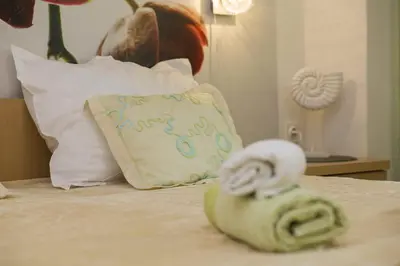Krevet ili kreveti u jedinici u objektu Apartmani Sani Bol
