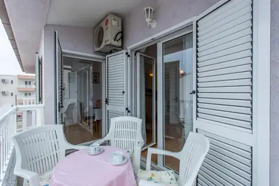 Balkon ili terasa u objektu Apartments Snjezana Makarska