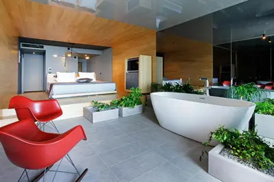 Kuhinja ili čajna kuhinja u objektu Lifestyle Hotel Vitar - Adults Only