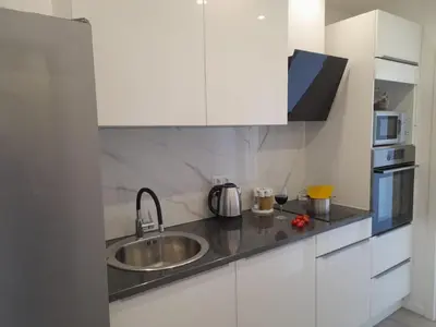 Kuhinja ili čajna kuhinja u objektu Apartments San Paulo
