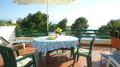 Balkon ili terasa u objektu Apartments by the sea Baska Voda, Makarska - 14881