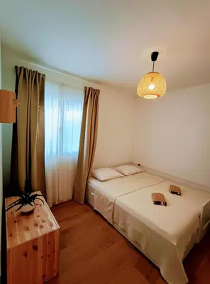 Krevet ili kreveti u jedinici u objektu House Povlja (3365)
