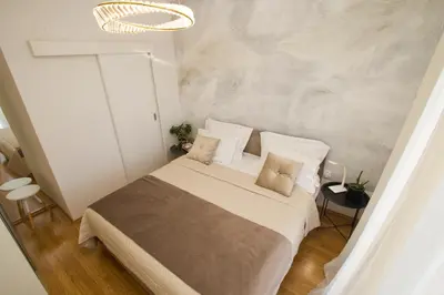 Krevet ili kreveti u jedinici u objektu Apartmani Leo-Marin
