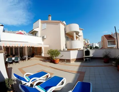 Balkon ili terasa u objektu Apartments by the sea Podstrana, Split - 15101