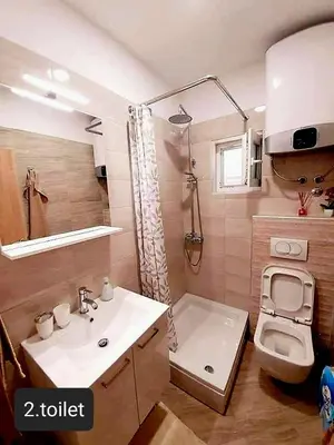 Kupaonica u objektu Apartmens Beach house