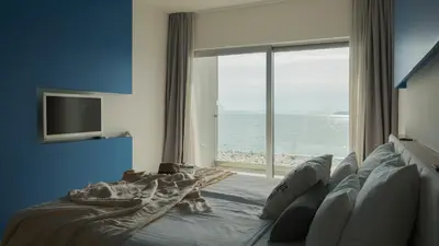 Krevet ili kreveti u jedinici u objektu Hotel Split