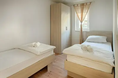 Krevet ili kreveti u jedinici u objektu Cezar Luxury Apartment