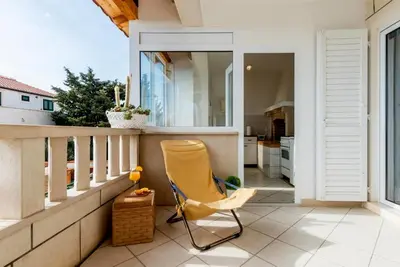 Balkon ili terasa u objektu Apartments Sena