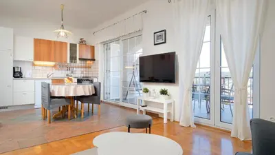 Kuhinja ili čajna kuhinja u objektu Apartment Nela Kalina