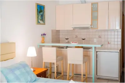 Kuhinja ili čajna kuhinja u objektu Apartments Maja