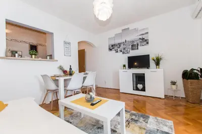 Kuhinja ili čajna kuhinja u objektu Seaview apartment Slavica
