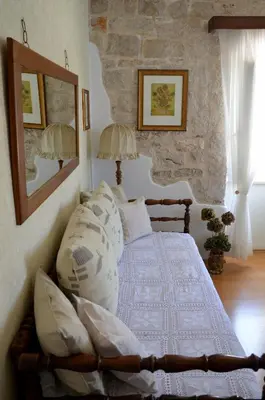 Krevet ili kreveti u jedinici u objektu Castel Nonna Franka