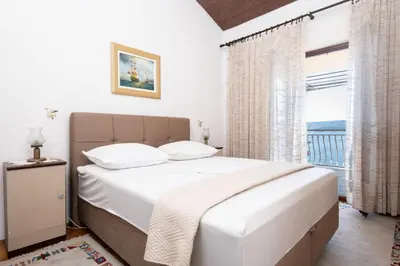Krevet ili kreveti u jedinici u objektu Seaview Escape Stanići II