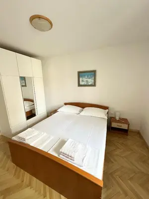 Krevet ili kreveti u jedinici u objektu Apartman Adriatic Pavlinovic - Makarska