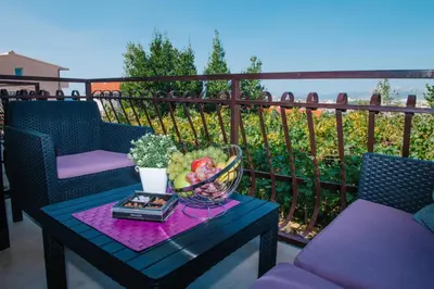 Balkon ili terasa u objektu Holiday house with a parking space Podstrana, Split - 6044